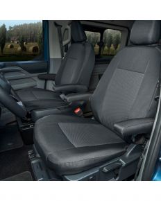 Huse pentru scaune auto Tailor Made pentru Volkswagen Transporter T7 începând cu 2024 (scaune față 1+1)