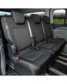 Huse pentru scaune auto Tailor Made pentru Volkswagen Transporter T7 începând cu 2024 (pentru al doilea sau al treilea rând de scaune)
