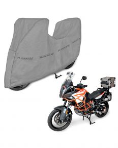 Husă pentru motocicletă Optimal Garage Adventure box, 215–245 cm, gri