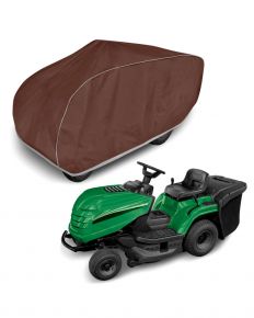 Husă pentru tractor de grădină cu coș colector posterior Optimal Garage XL230, maro (230 x 83 x 77 cm)
