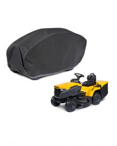 Husă pentru tractor de grădină cu coș colector posterior Optimal Garage XXL240, gri grafit (225-235 x 83 x 77 cm)