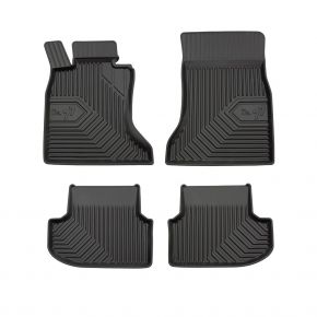 Covorașe cauciuc 3D No.77 pentru BMW 5 F10 xDrive 4x4 2013-2017 (4 buc)