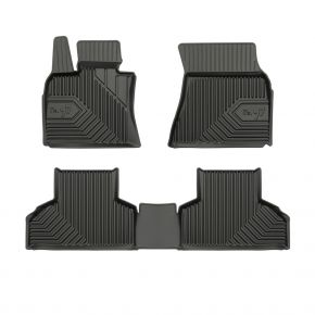 Covorașe cauciuc 3D No.77 pentru BMW X5 F15 2013-2018 (3 buc)