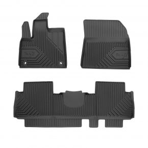 Covorașe cauciuc 3D No.77 pentru Opel Combo E combivan din 2018 (3 buc)