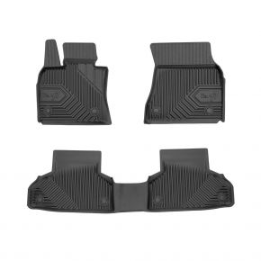 Covorașe cauciuc 3D No.77 pentru BMW X6 F16 2014-2019 (3 buc)