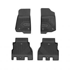 Covorașe cauciuc 3D No.77 pentru JEEP WRANGLER IV 2017-up (4 buc)