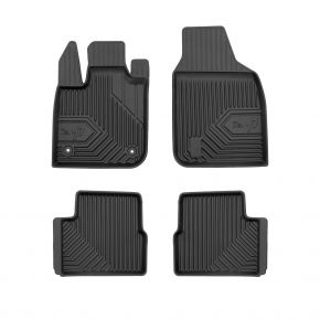 Covorașe cauciuc 3D No.77 pentru FIAT 500 II Electric 2020-up (4 buc)