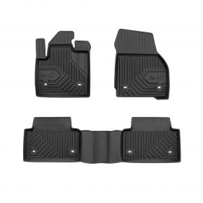 Covorașe cauciuc 3D No.77 pentru Jaguar E-Pace 2017-2024 (3 buc)