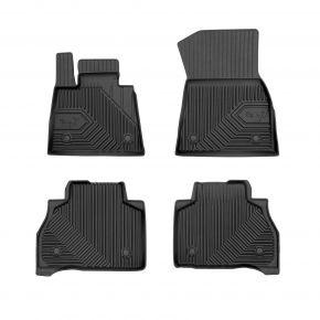 Covorașe cauciuc 3D No.77 pentru BMW X7 G07 7 locuri, rândul 1 și 2 din 2018 (3 buc)