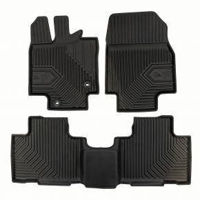 Covorașe cauciuc 3D No.77 pentru Toyota Highlander IV din 2019 (3 buc)