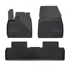 Covorașe cauciuc 3D No.77 pentru Renault Megane E-Tech crossover din 2022 (3 buc)