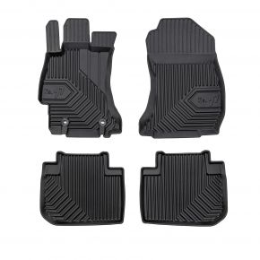 Covorașe cauciuc 3D No.77 pentru Subaru Forester IV 2012-2018 (3 buc)
