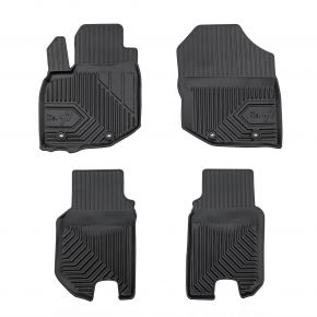Covorașe cauciuc 3D No.77 pentru Honda Jazz III hatchback 2008-2015 (4 buc)