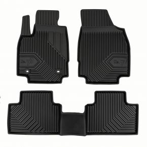 Covorașe cauciuc 3D No.77 pentru MG 3 III hatchback din 2024 (3 buc)