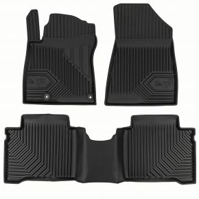Covorașe cauciuc 3D No.77 pentru Kia Niro II crossover, hybrid din 2022 (3 buc)