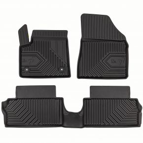 Covorașe cauciuc 3D No.77 pentru Fiat Grande Panda hatchback, Electric din 2024 (3 buc)