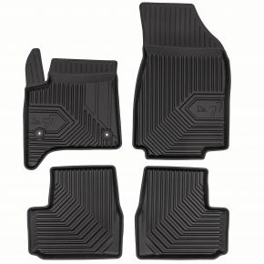 Covorașe cauciuc 3D No.77 pentru Fiat Grande Panda hatchback, hybrid din 2024 (4 buc)