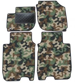 Covoare textile de camuflaj pentru Honda HR-V 2015-up 4bc 