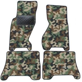 Covoare textile de camuflaj pentru Jeep Grand Cherokee 1999-2004 4bc 