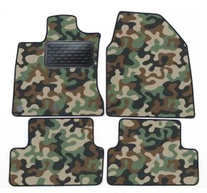 Covoare textile de camuflaj pentru Nissan Qashqai 2007-2013 4bc 