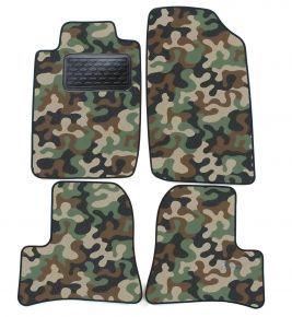 Covoare textile de camuflaj pentru Peugeot 206 , 206+ 1998-2005 4bc 