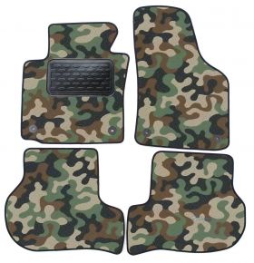 Covoare textile de camuflaj pentru Seat Leon 2006-2012 4bc 