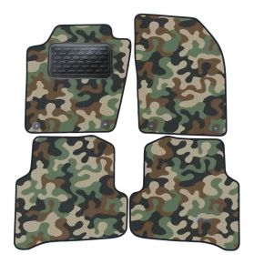 Covoare textile de camuflaj pentru Skoda Fabia III 2014 -up  4bc 