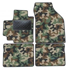 Covoare textile de camuflaj pentru Suzuki Celerio 2015-up 4bc 