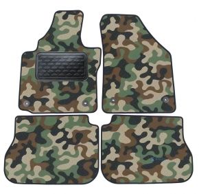 Covoare textile de camuflaj pentru Volkswagen Caddy 2003-up  4bc 