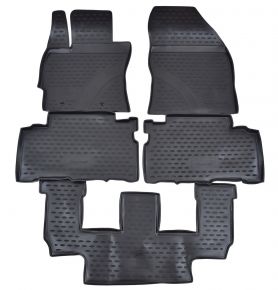 Covoare cauciuc pentru  TOYOTA Verso  3 rows 2009-2013  5 buc