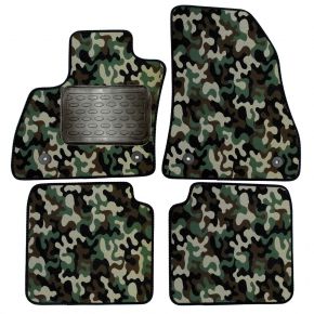 Covoare textile de camuflaj pentru Fiat 500L 2012-up 4 bc 