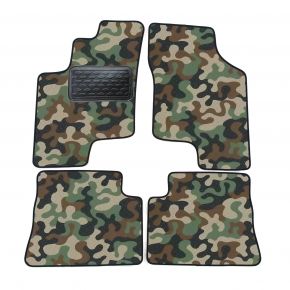 Covoare textile de camuflaj pentru Hyundai Getz 2003-up 4bc 