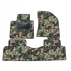 Covoare textile de camuflaj pentru Kia Carens 2015-up 3bc 