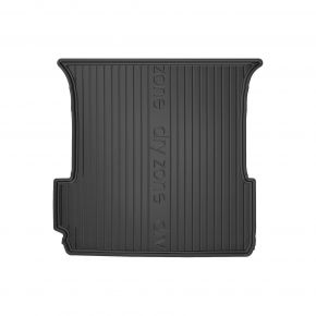 Covor portbagaj de cauciuc Dryzone pentru Tesla Model X crossover 2015-2021 (6 locuri, 7 locuri, înainte de facelift, rândul 3 de scaune desfășurat)