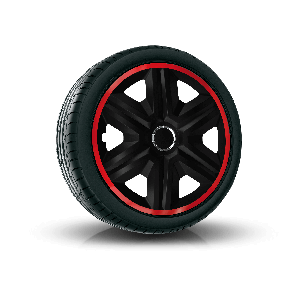 Capace pentru FORD 14", FAST LUX ROȘU-NEGRU 4bc 