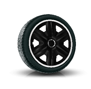 Capace pentru TOYOTA 16", FAST LUX ALB-NEGRU 4KS