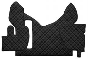Covorașe din piele ecologică Q pentru RENAULT PREMIUM II (01.2005-12.2013) - Negru