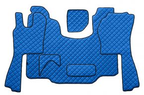 Covorașe din piele ecologică Q pentru SCANIA G (01.2005-12.2016) - Albastru