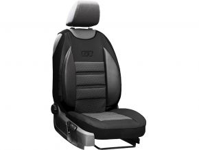 Husa scaun auto ergonomica GT Ergonomic cu suport lombar, neagră, 1 buc.