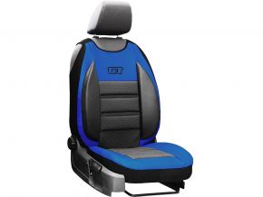 Husa scaun auto ergonomica GT Ergonomic cu suport lombar, albastră, 1 buc.