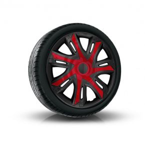 Capace pentru roți MERCEDES 14", N-POWER BICOLOR visiniu-negru  4bc