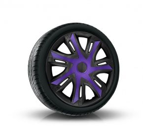 Capace pentru roți HONDA 16", N-POWER BICOLOR violet-negru 4bc