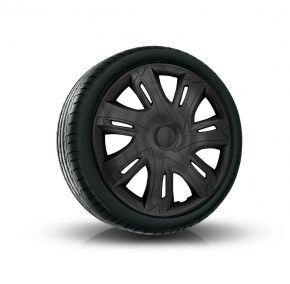 Capace roți 15", N-POWER negru-mat 4bc