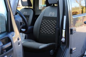 Huse auto realizat la dimensiunile cerute Motive (material textil + piele ecologică) FORD RANGER IV (2010-2012)