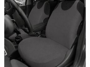 Huse auto universale din bumbac POK, gri, față + spate