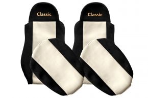 Huse de scaune pe măsură CLASSIC pentru DAF LF (01.2001-12.2013) - bej deschis