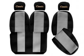 Huse de scaune pe măsură CLASSIC pentru MAN L2000 (01.1994-12.2005) - gri