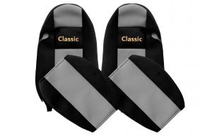Huse de scaune pe măsură CLASSIC pentru IVECO STRALIS (01.2002-12.2012) - gri