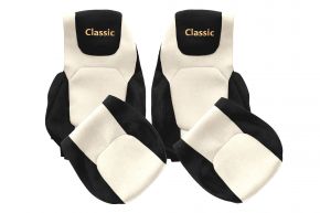 Huse de scaune pe măsură CLASSIC pentru DAF XG (din 10.2021) - scaune identice - bej deschis
