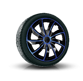 Capace pentru HYUNDAI 17", QUAD BICOLOR ALBASTRU 4bc 